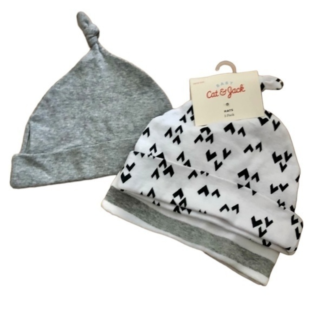 Cat & Jack Set of Baby Beanies
